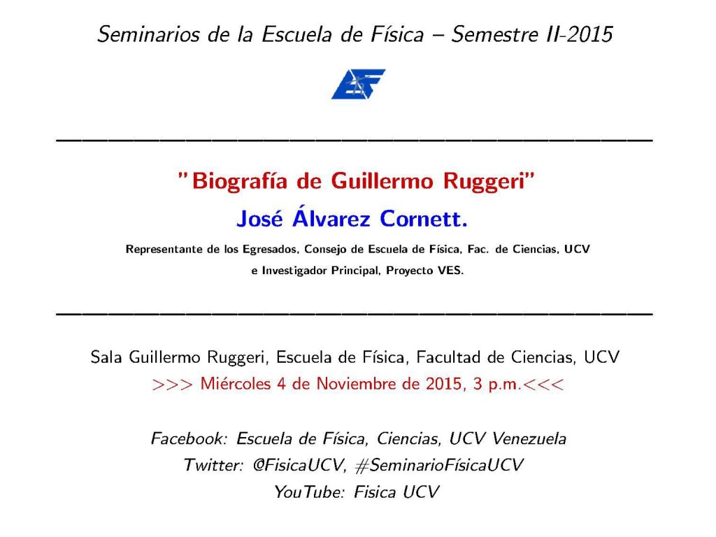 Biografia Ruggeri Seminario