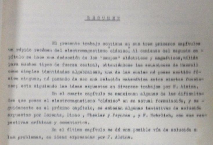 Tesis resumen Arteaga 1965